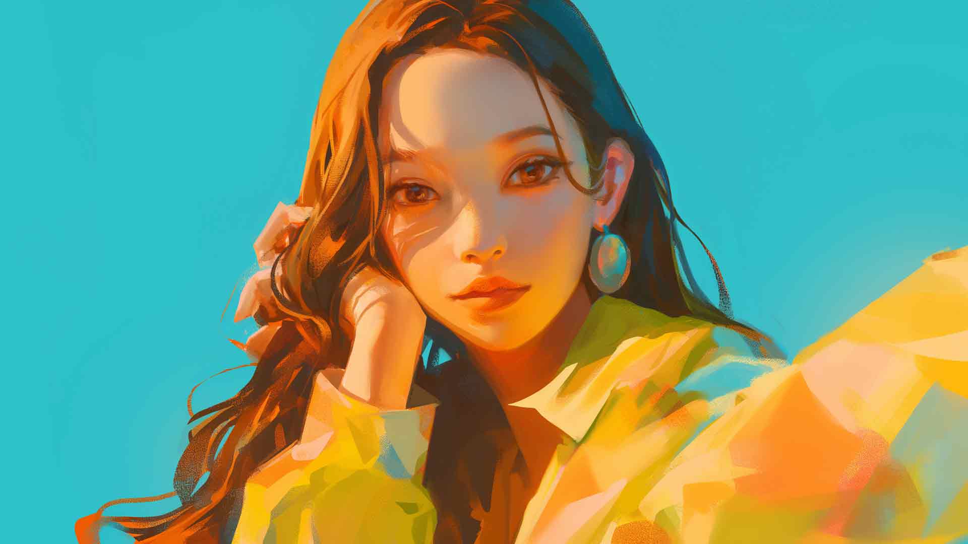 奥利维亚·罗德里戈艺术桌面壁纸