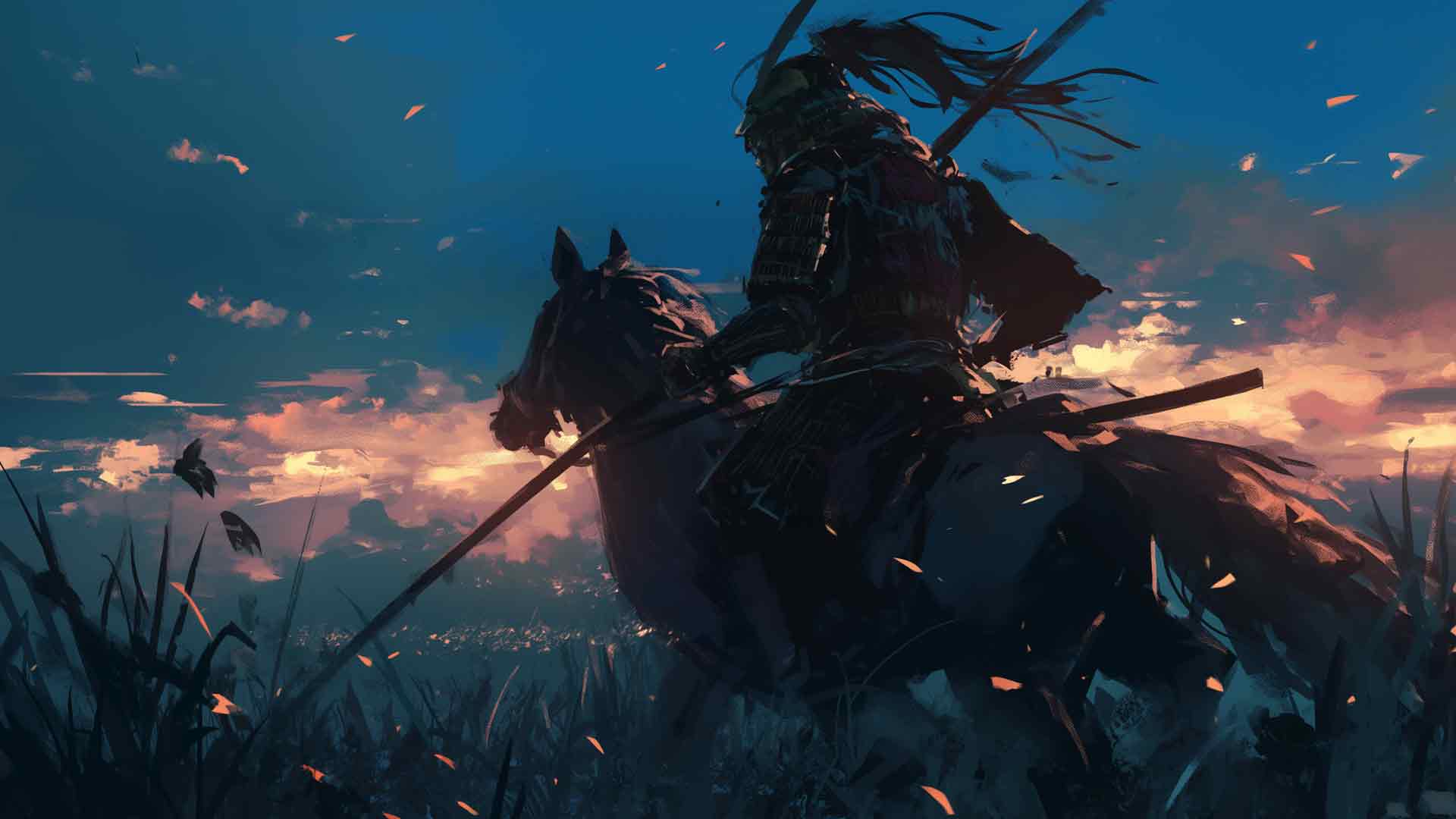 马背上的武士史诗桌面壁纸