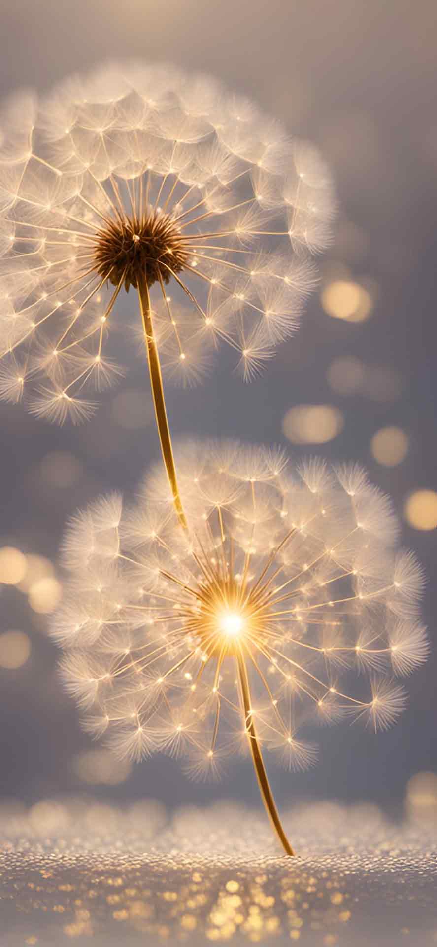 iPhone 的蒲公英壁纸 01