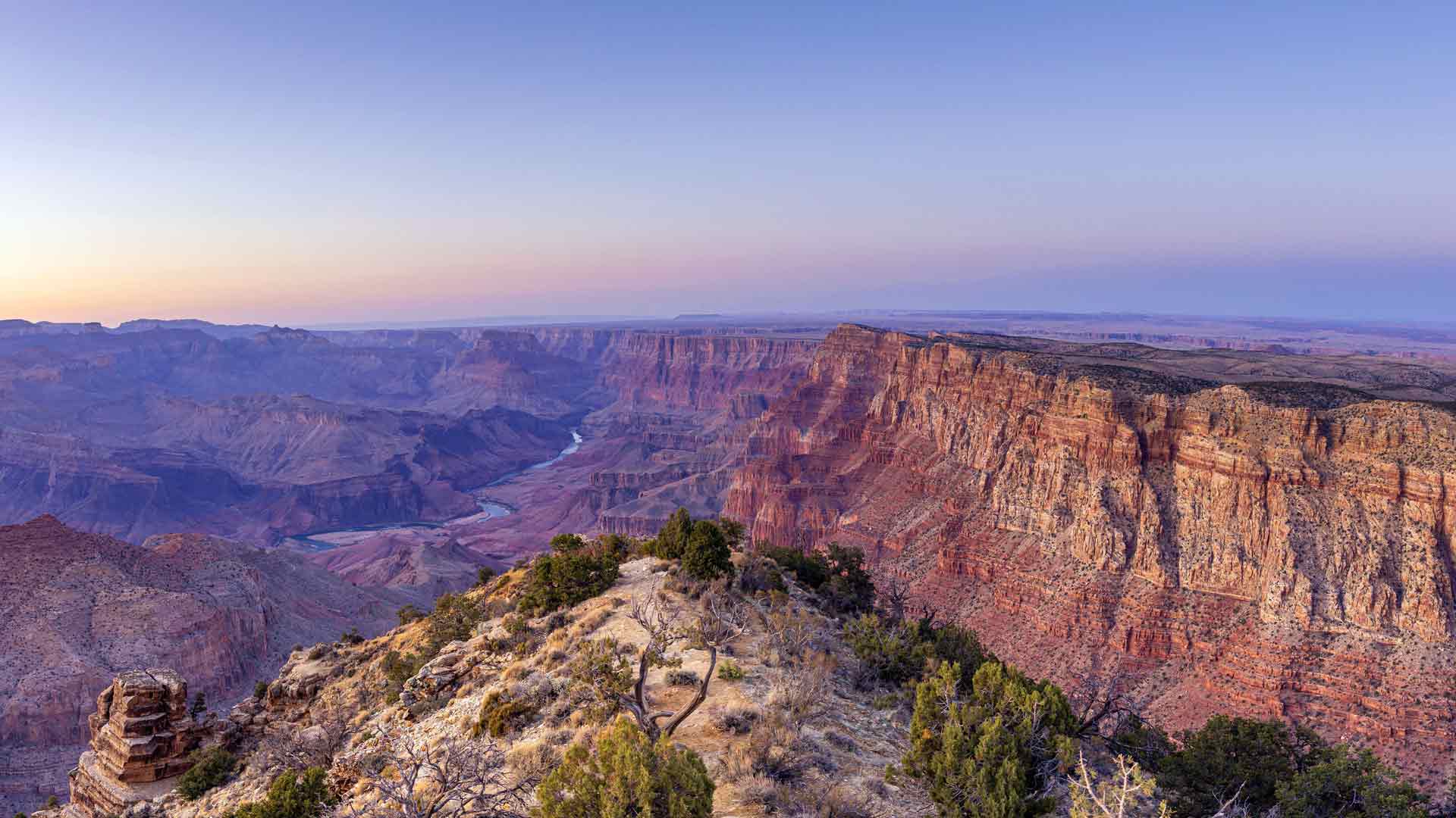 大峡谷国家公园日落美国亚利桑那州