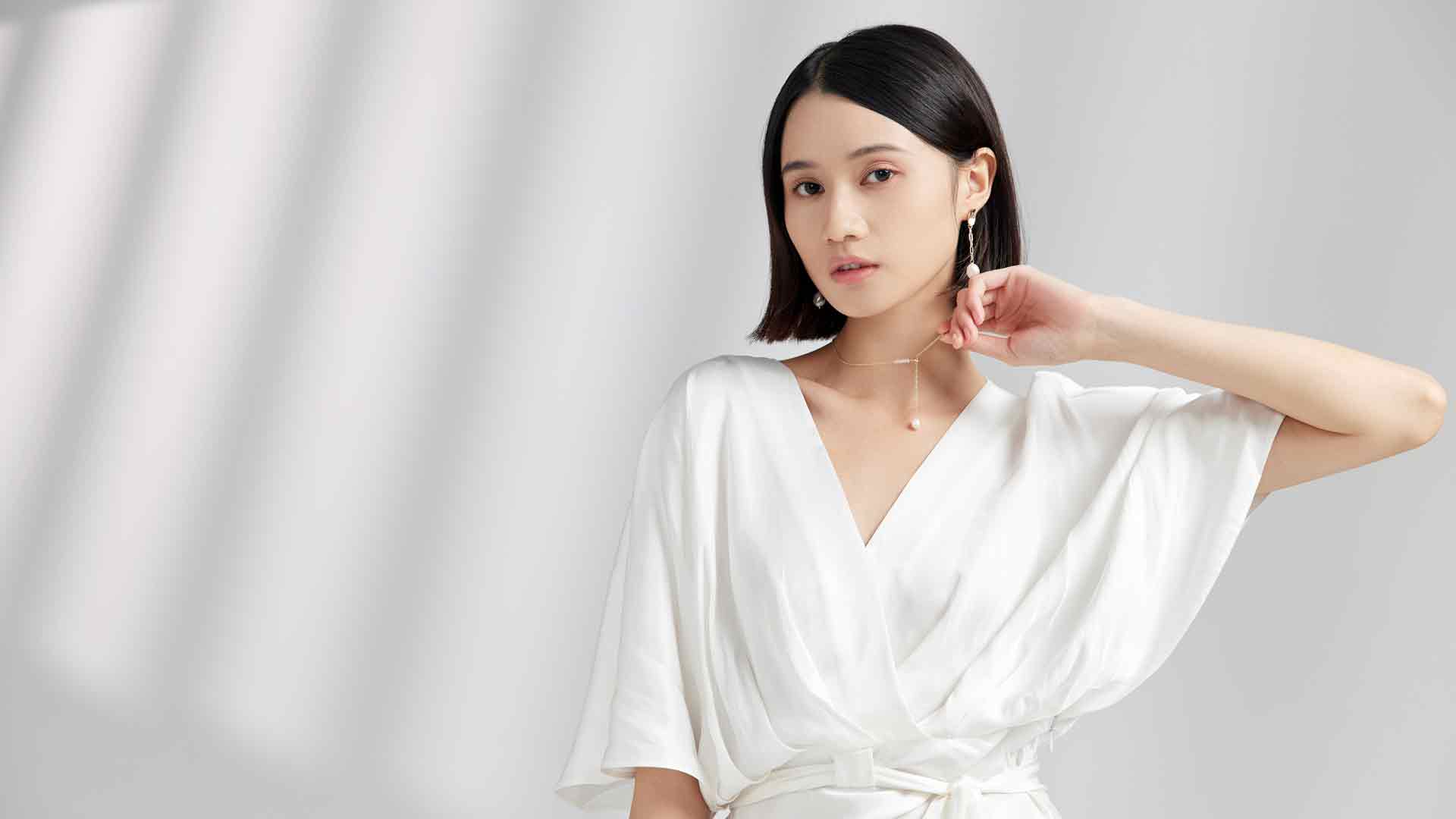 短发女孩 中国时尚模特 5K