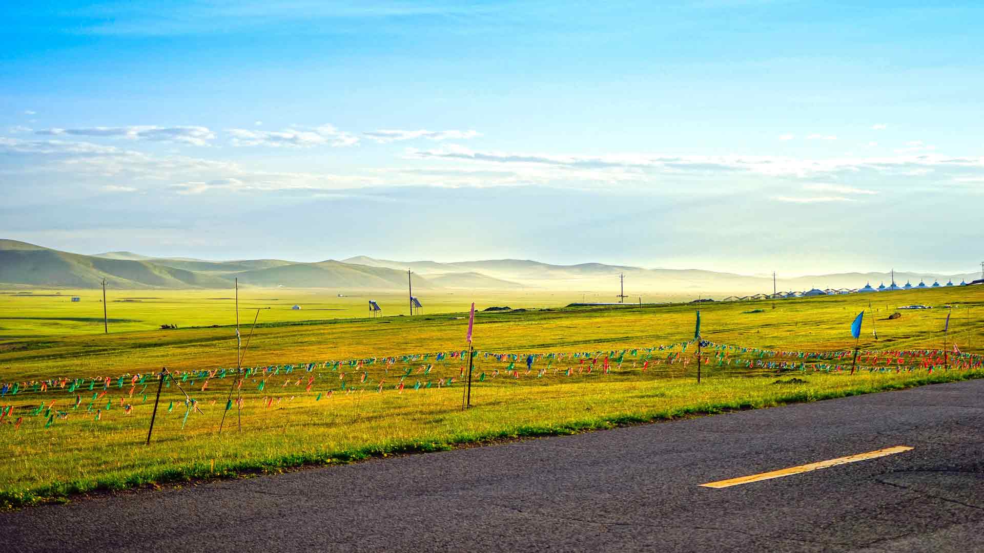 旅游 圣地草原公路西藏 5K