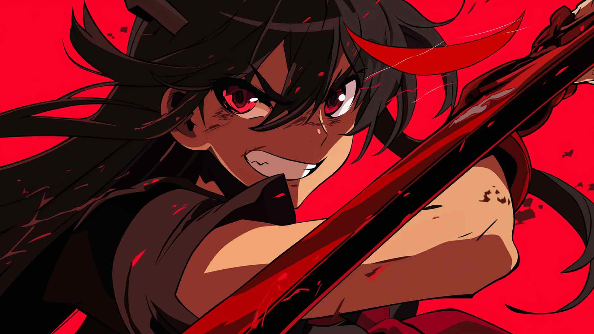 AKAME GA KILL AKAME 红色 桌面壁纸