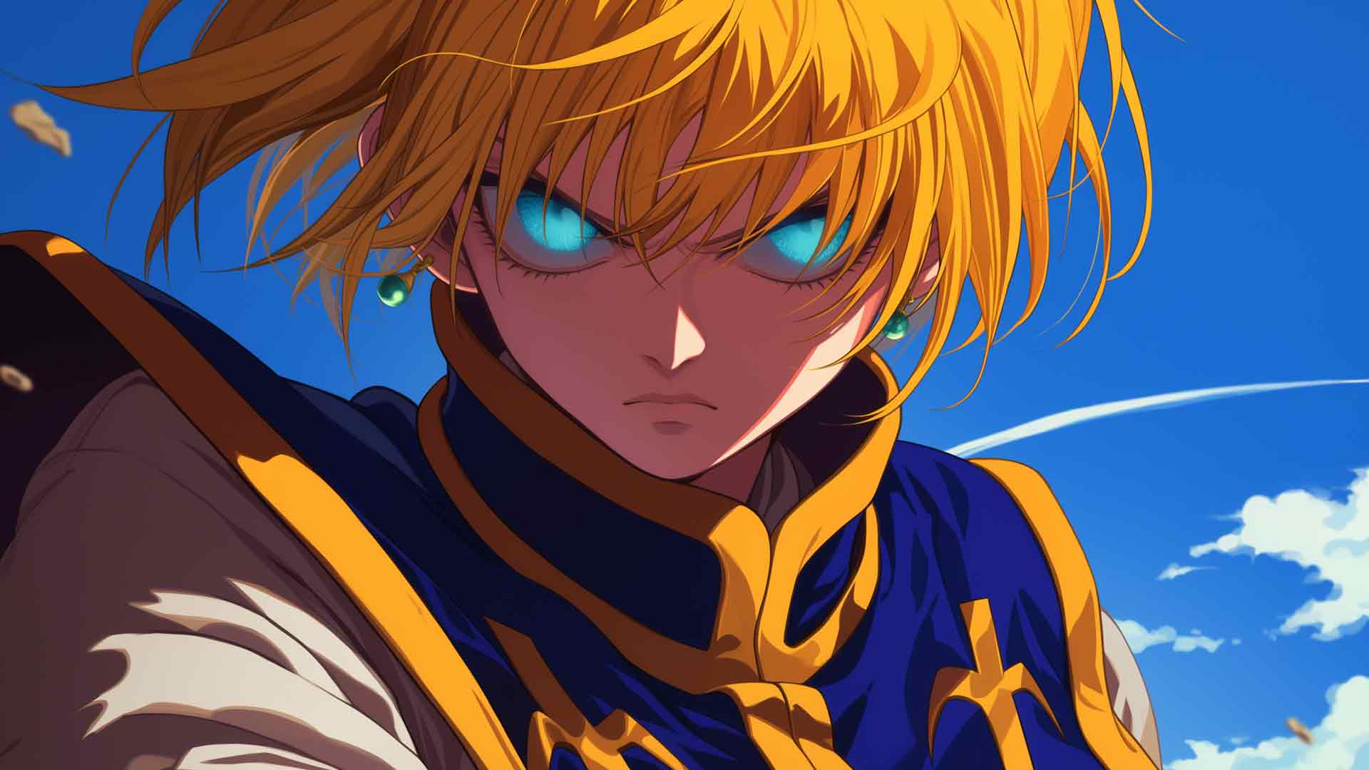 酷拉皮卡 眼睛发光桌面壁纸