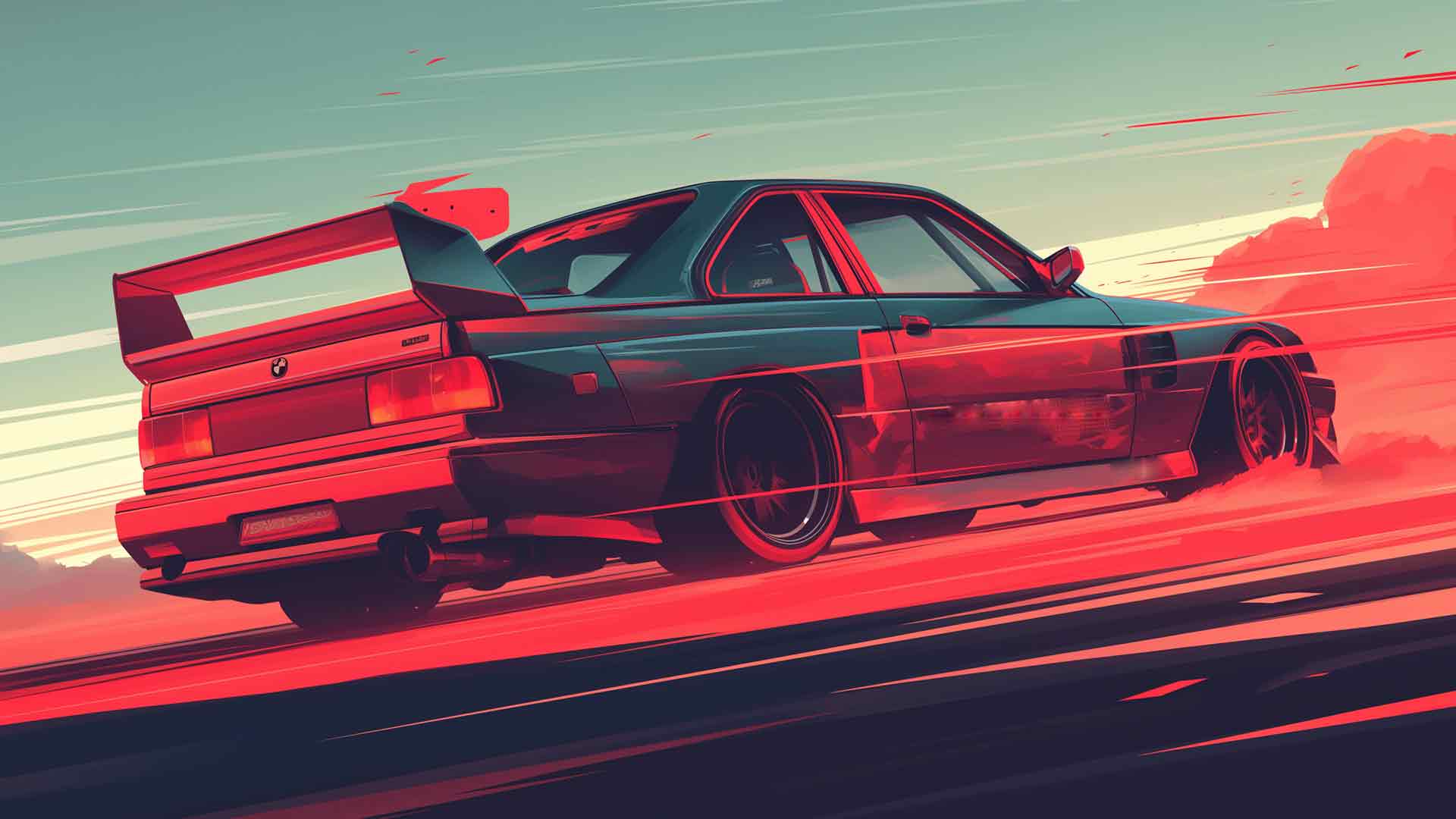 极品飞车宝马 M3 漂移桌面壁纸