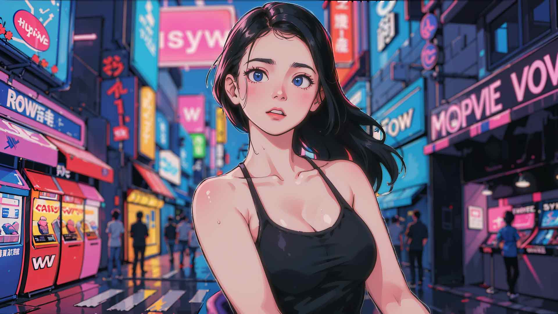 东京霓虹灯 4K 壁纸