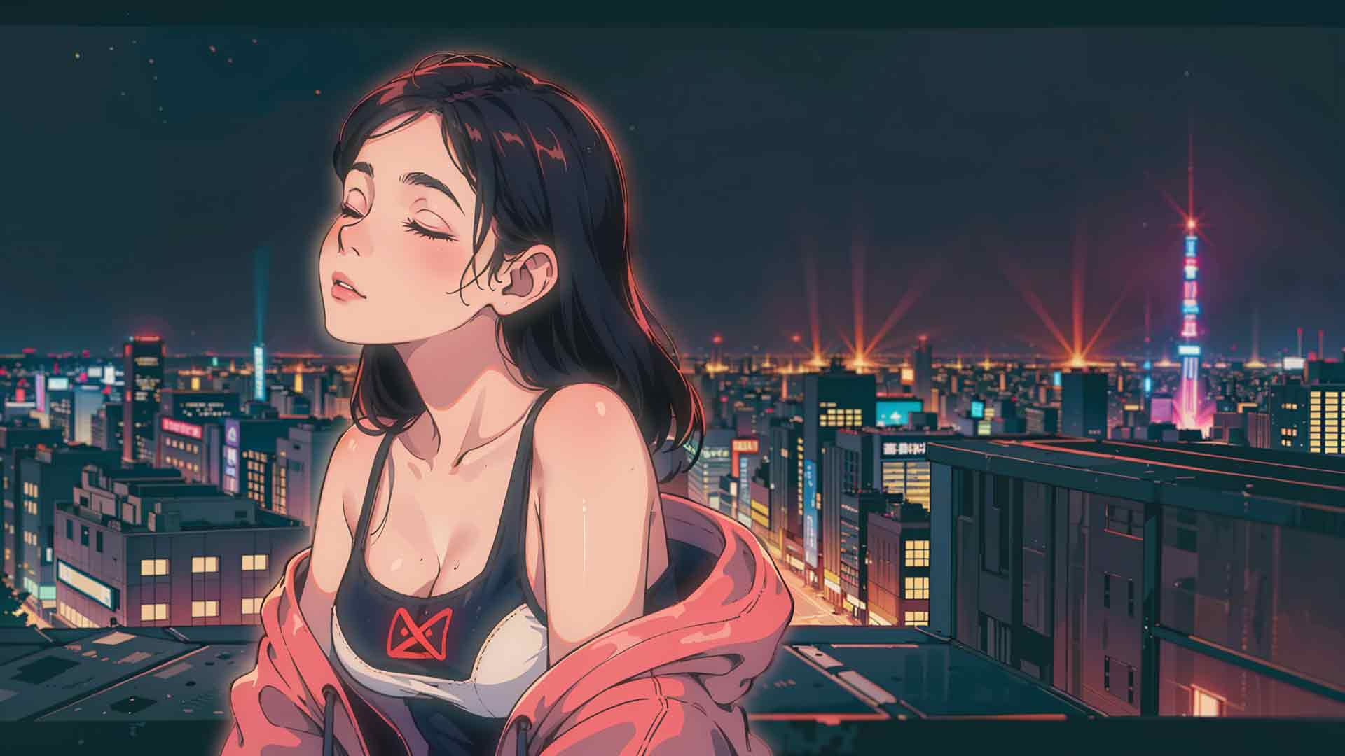 东京屋顶4K壁纸