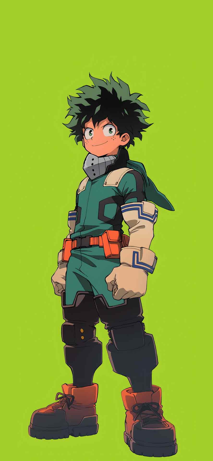 DEKU 绿色 背景 壁纸