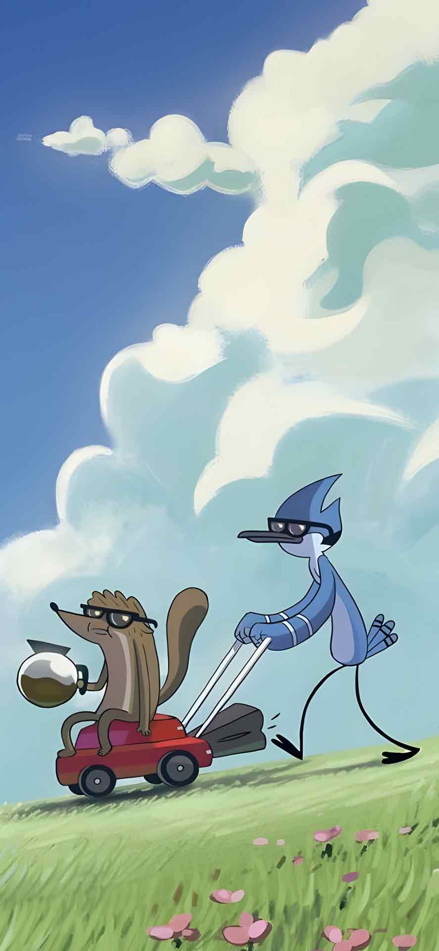 MORDECAI 和 RIGBY 割草壁纸