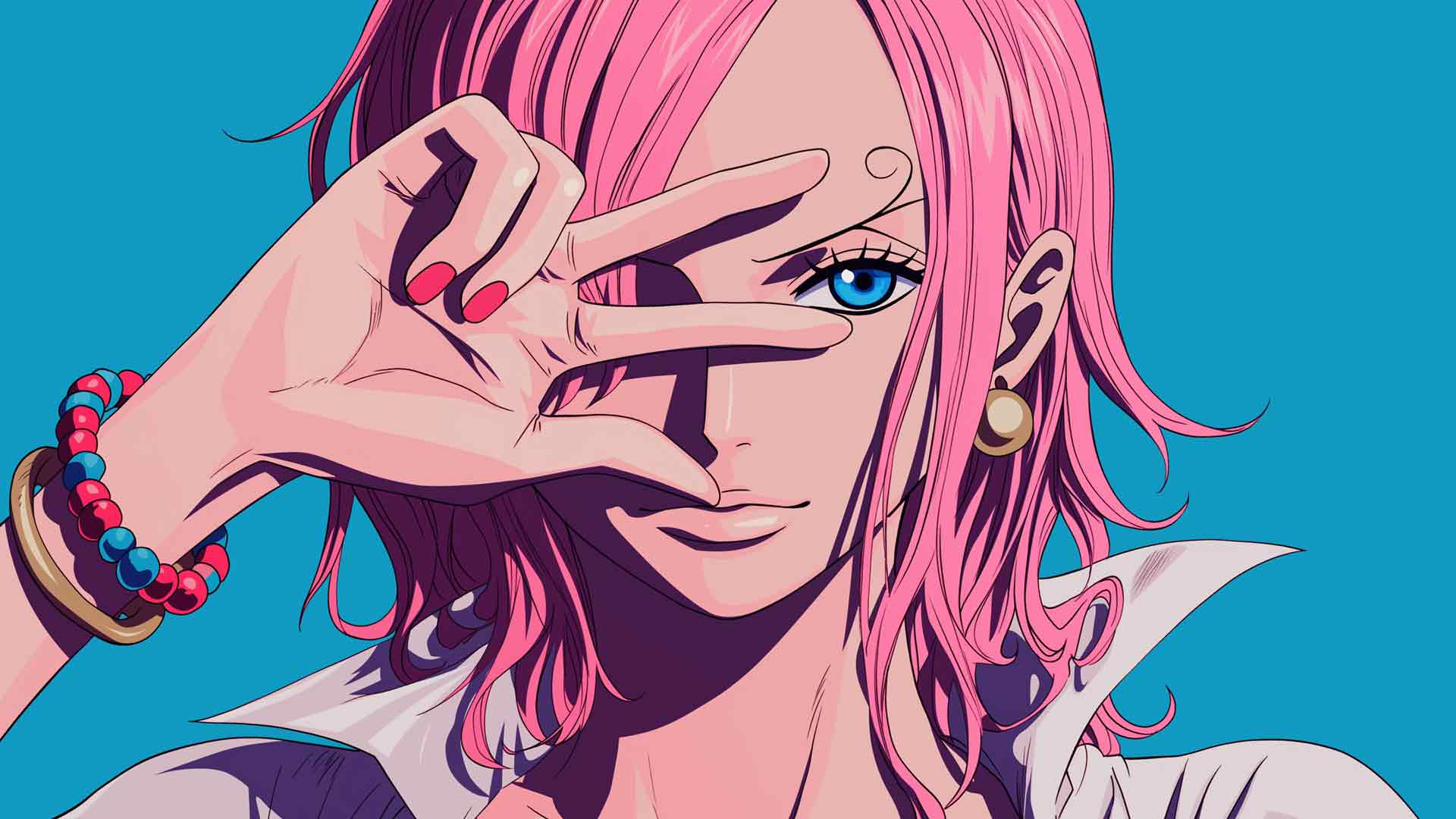 海贼王 VINSMOKE REIJU 英雄姿势桌面壁纸