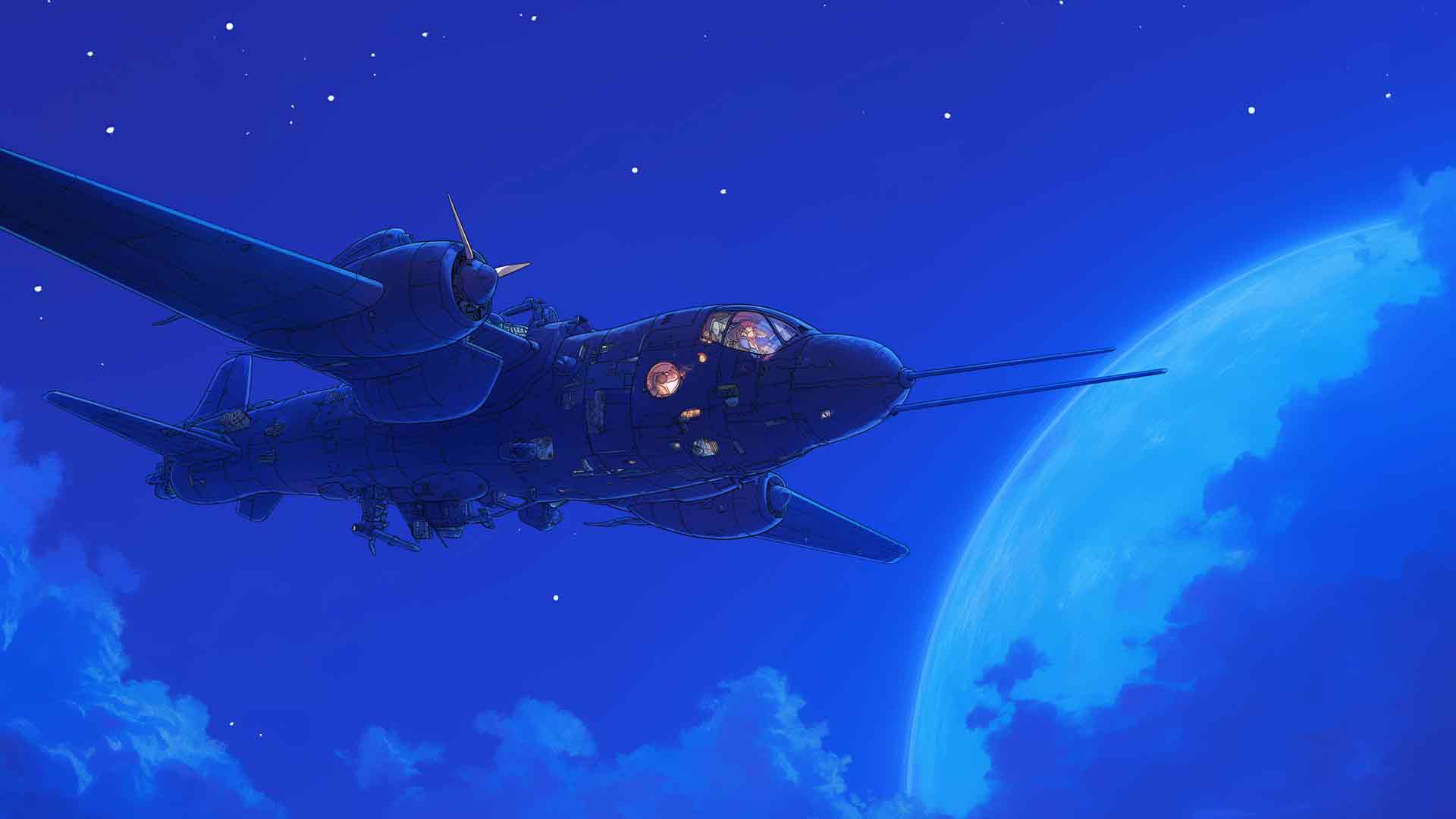 星际牛仔 太空喷气机 桌面壁纸
