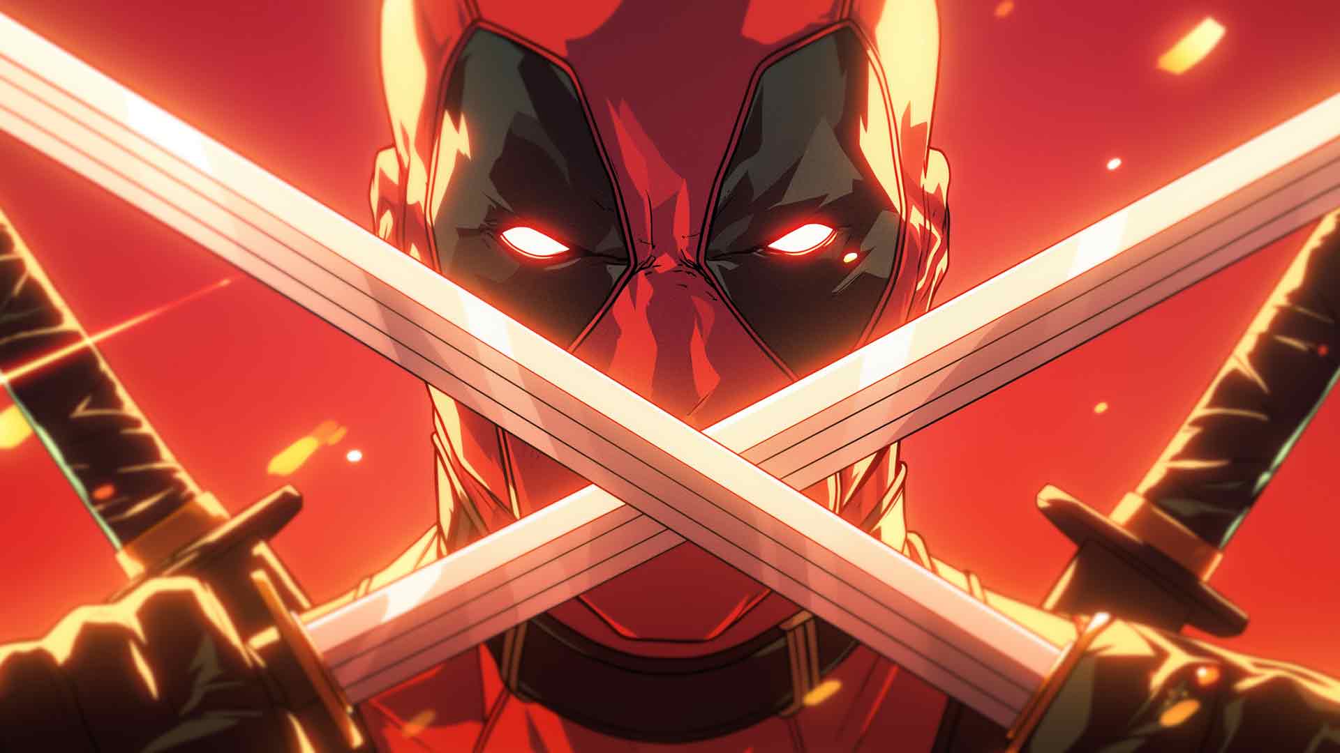 漫威漫画 死侍 武士刀 桌面壁纸