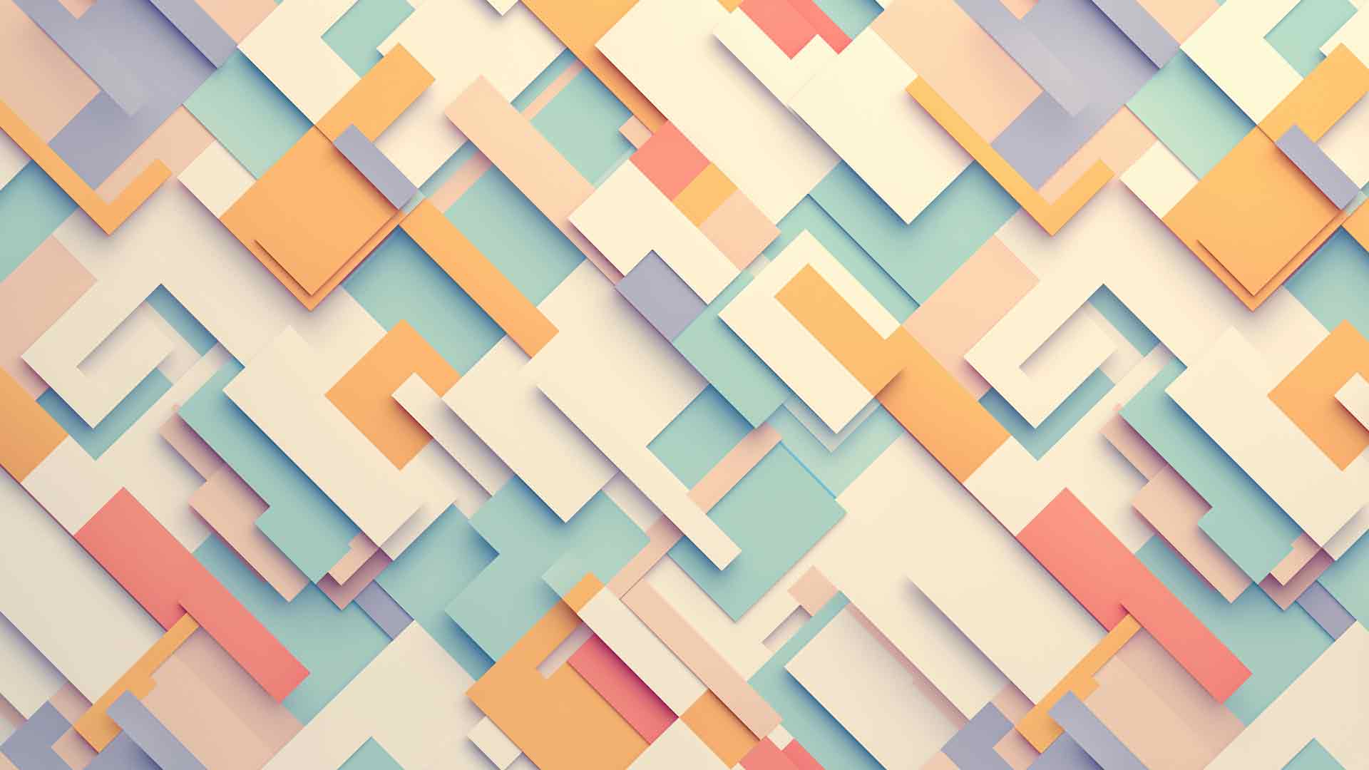 极简几何设计桌面壁纸