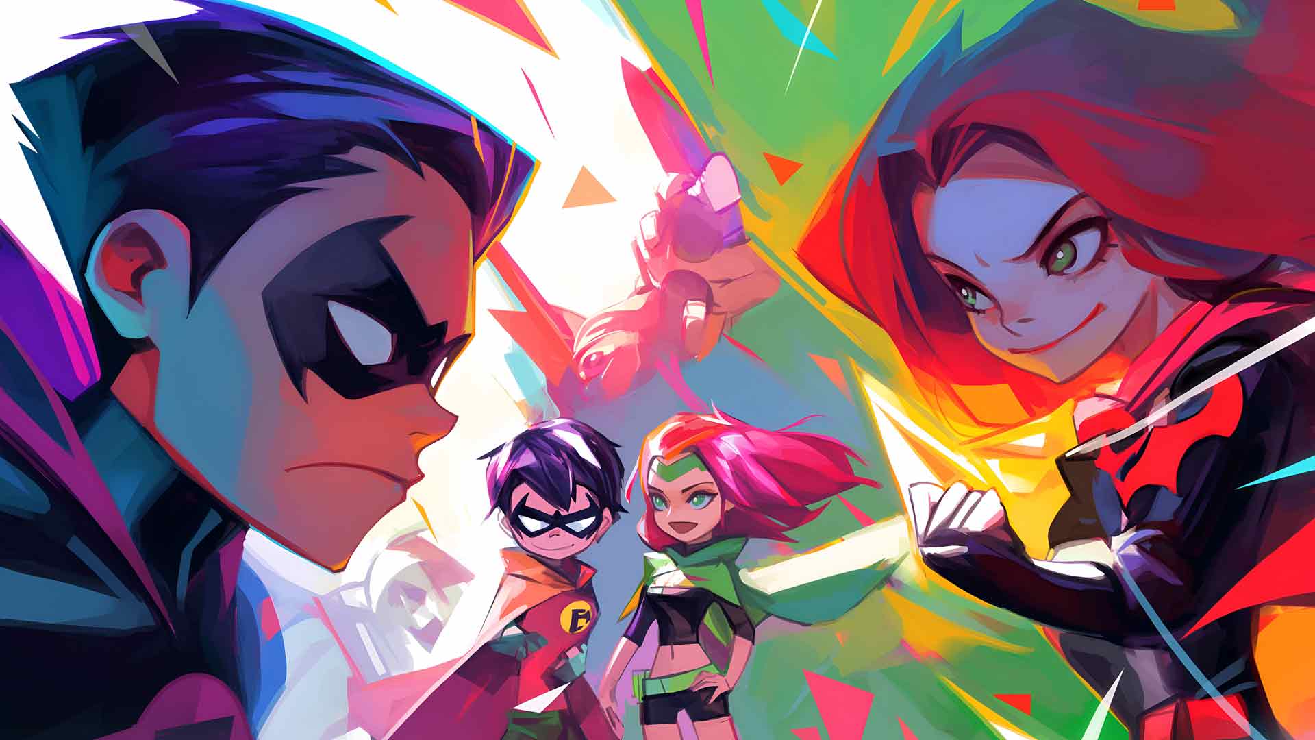 少年泰坦出击艺术桌面壁纸