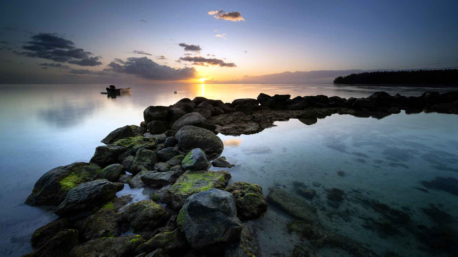 海洋石黎明日出酒店法属波利尼西亚