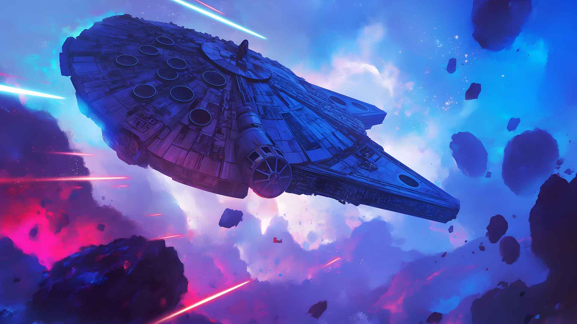 星球大战千年隼号桌面壁纸