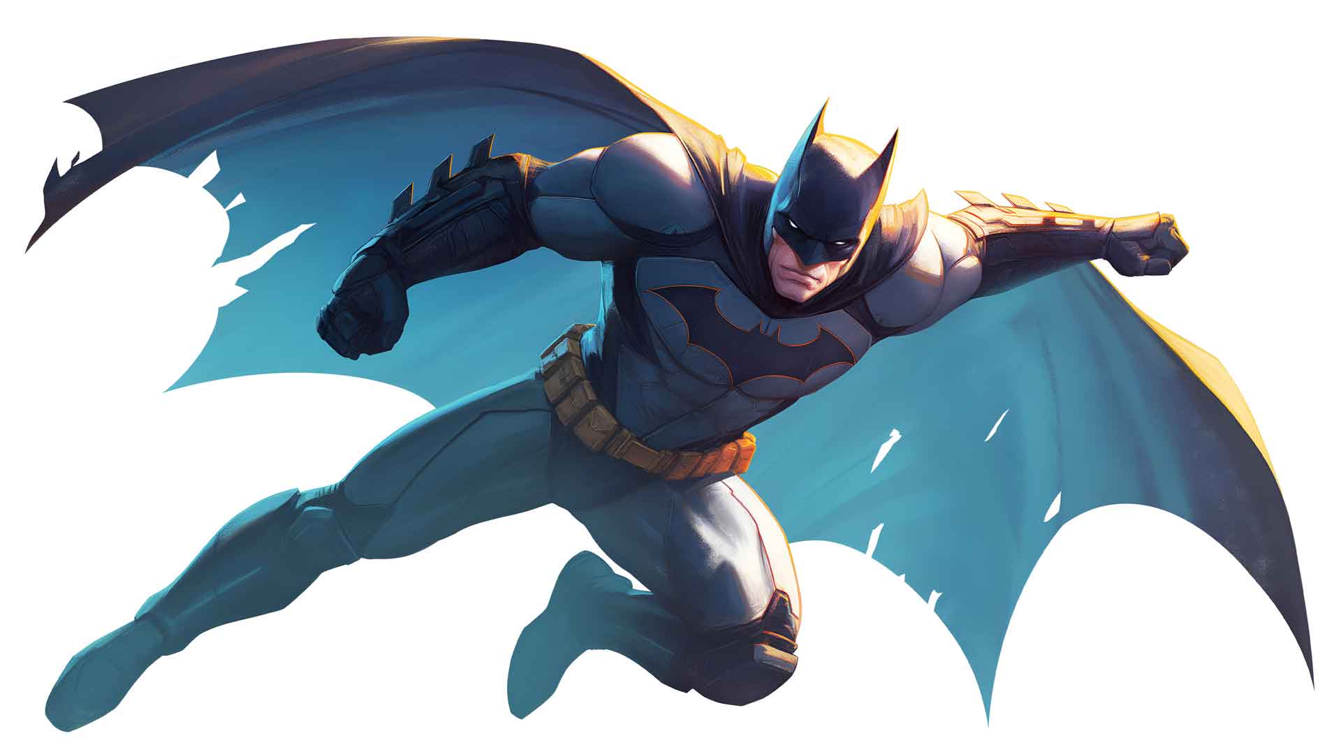 蝙蝠侠黑暗骑士英勇打击桌面壁纸