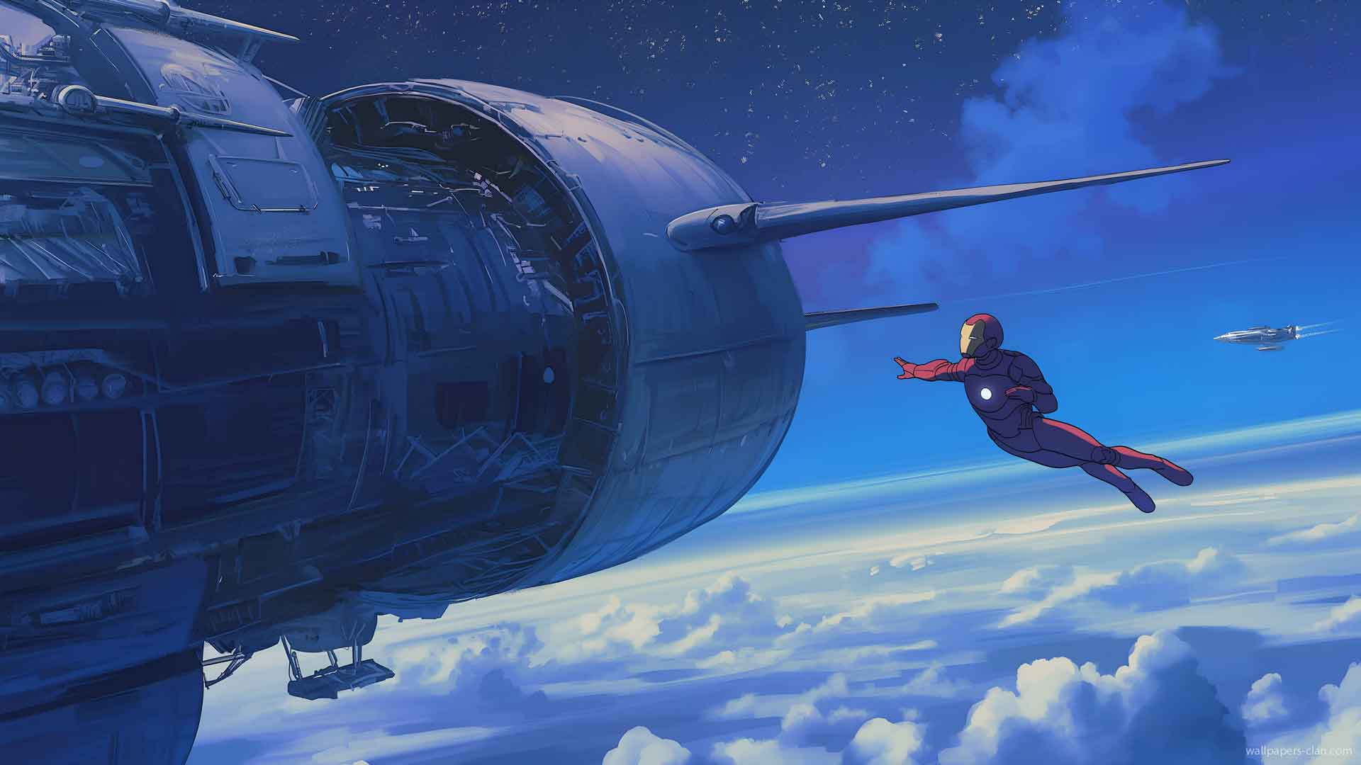 钢铁侠太空任务4K桌面壁纸