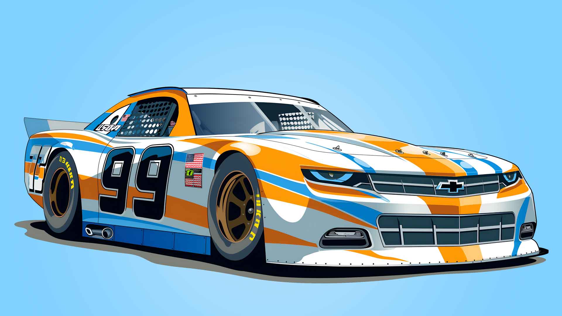 NASCAR 赛车桌面壁纸
