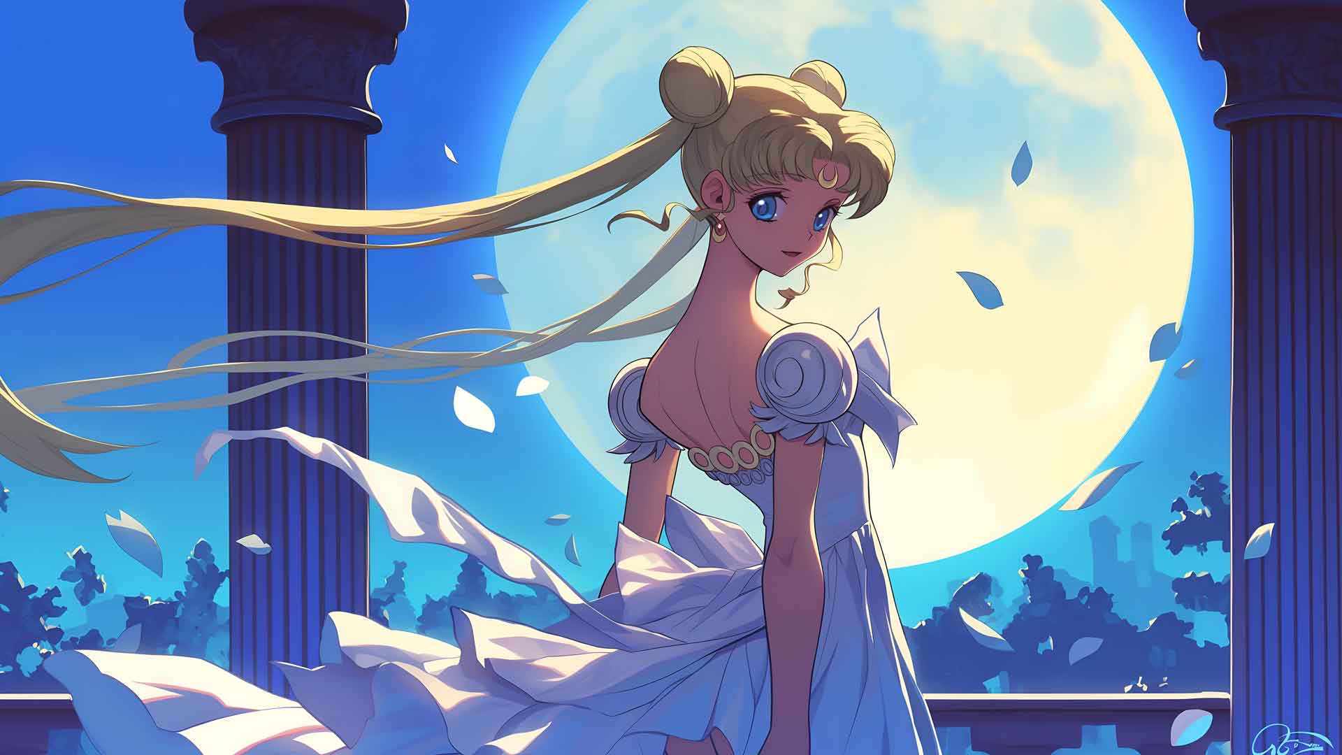 美少女战士月光公主4K桌面壁纸