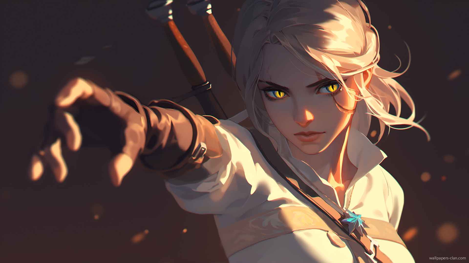 巫师 4 CIRI 向前伸手壁纸