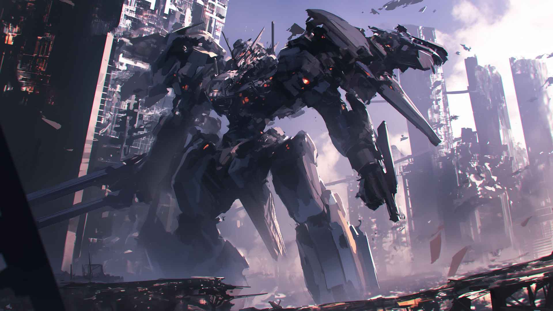 装甲核心 6 机甲4K桌面壁纸