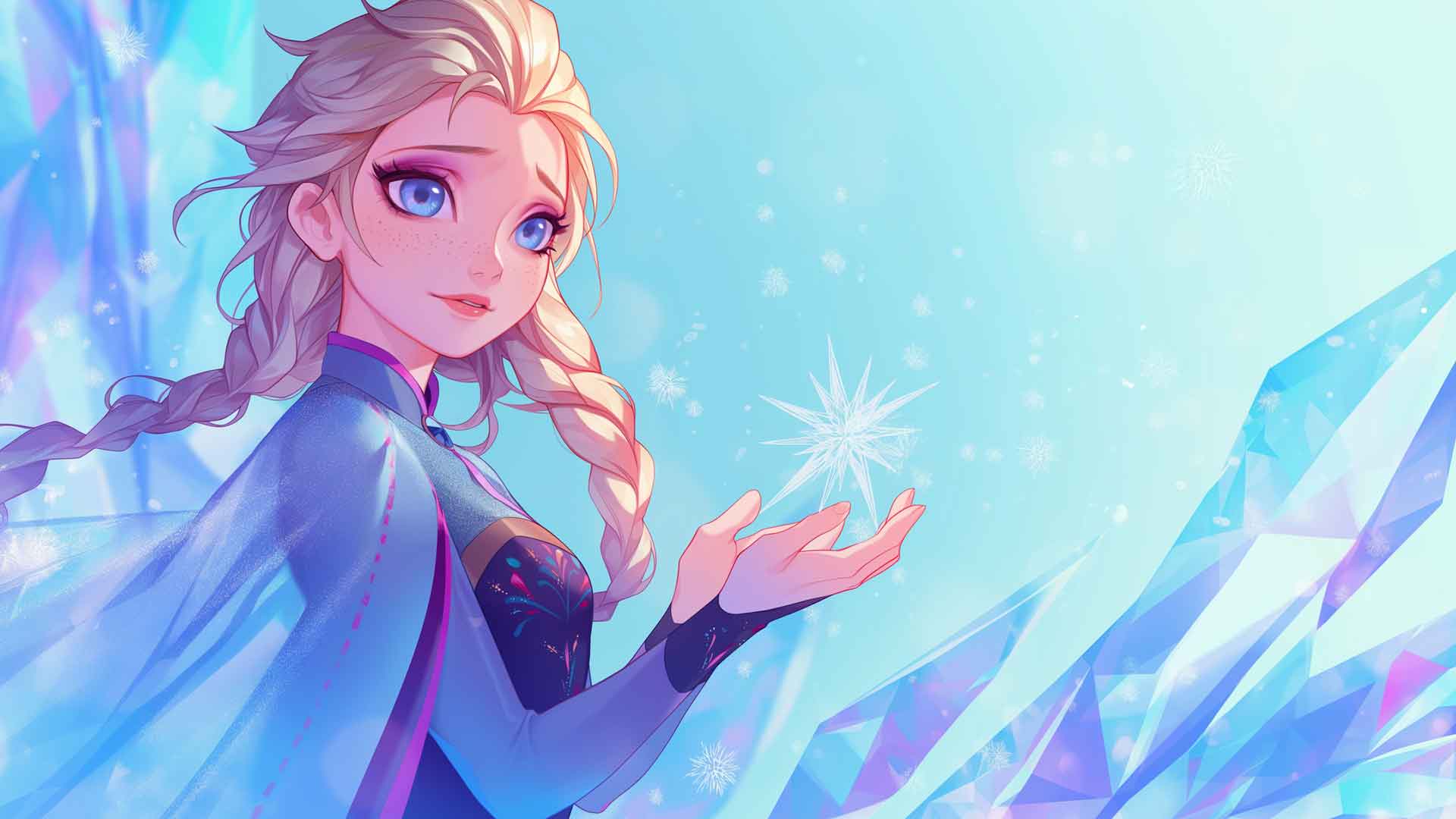 冰雪奇缘随它吧桌面壁纸