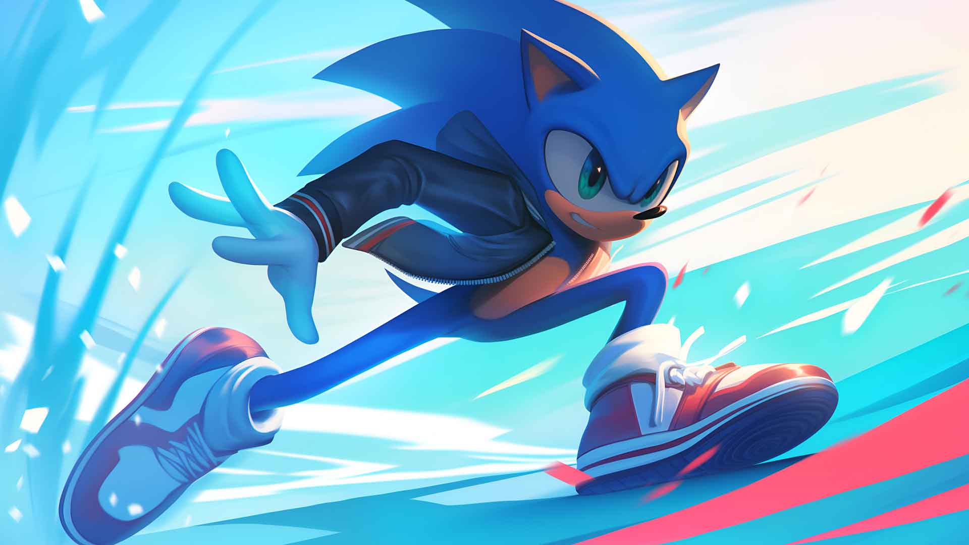 快速刺猬索尼克桌面壁纸