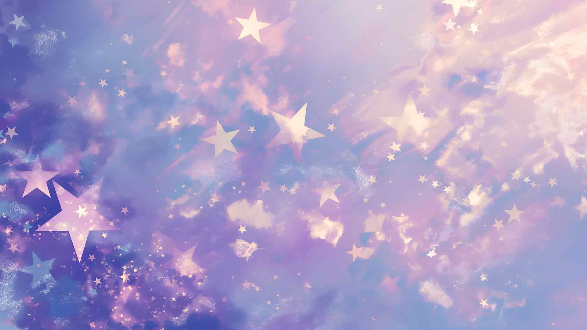 柔和星光美学桌面壁纸