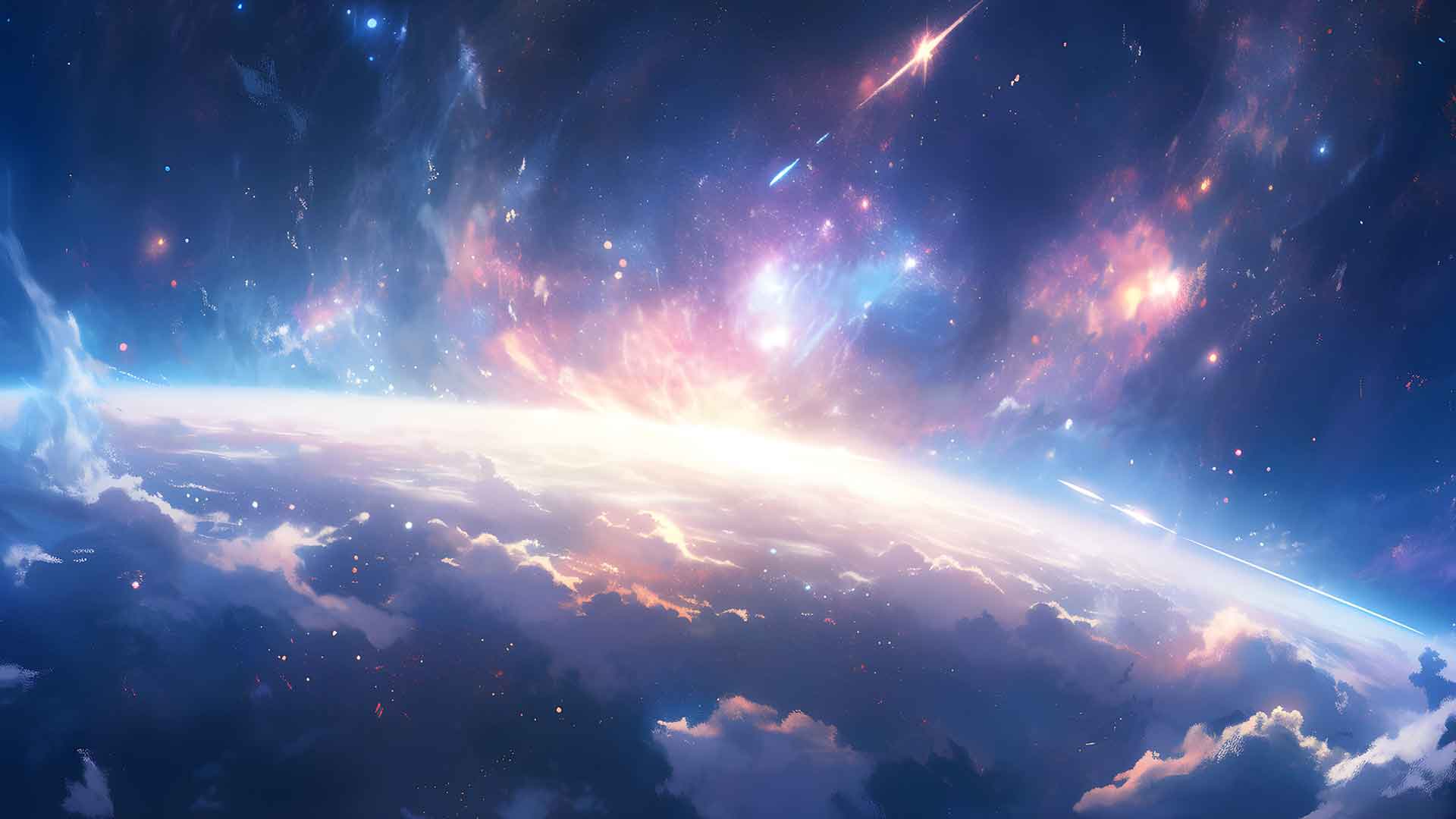 太空幻想场景桌面壁纸