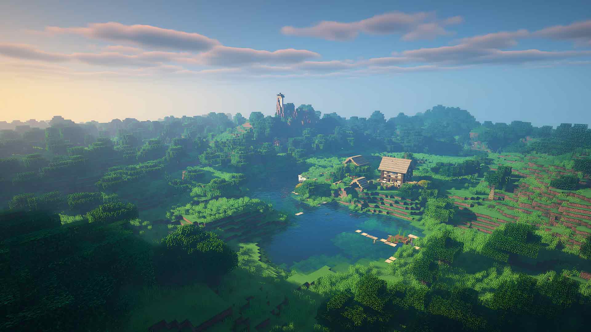 我的世界水上峡谷桌面壁纸