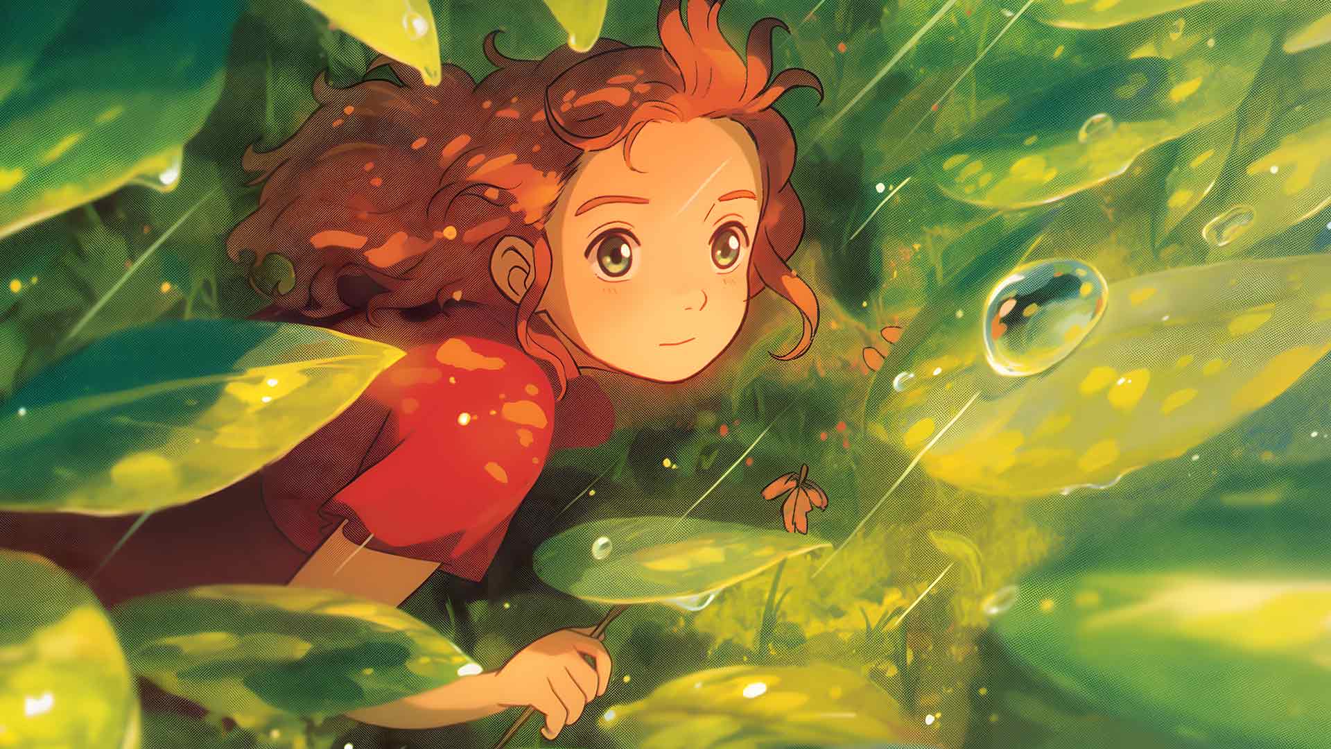 借东西的小人阿莉埃蒂探索自然桌面壁纸