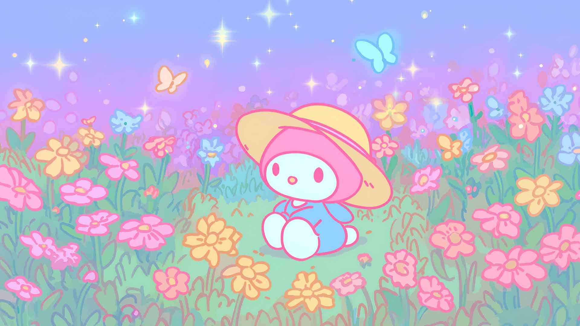 我的旋律 花田粉彩梦桌面壁纸