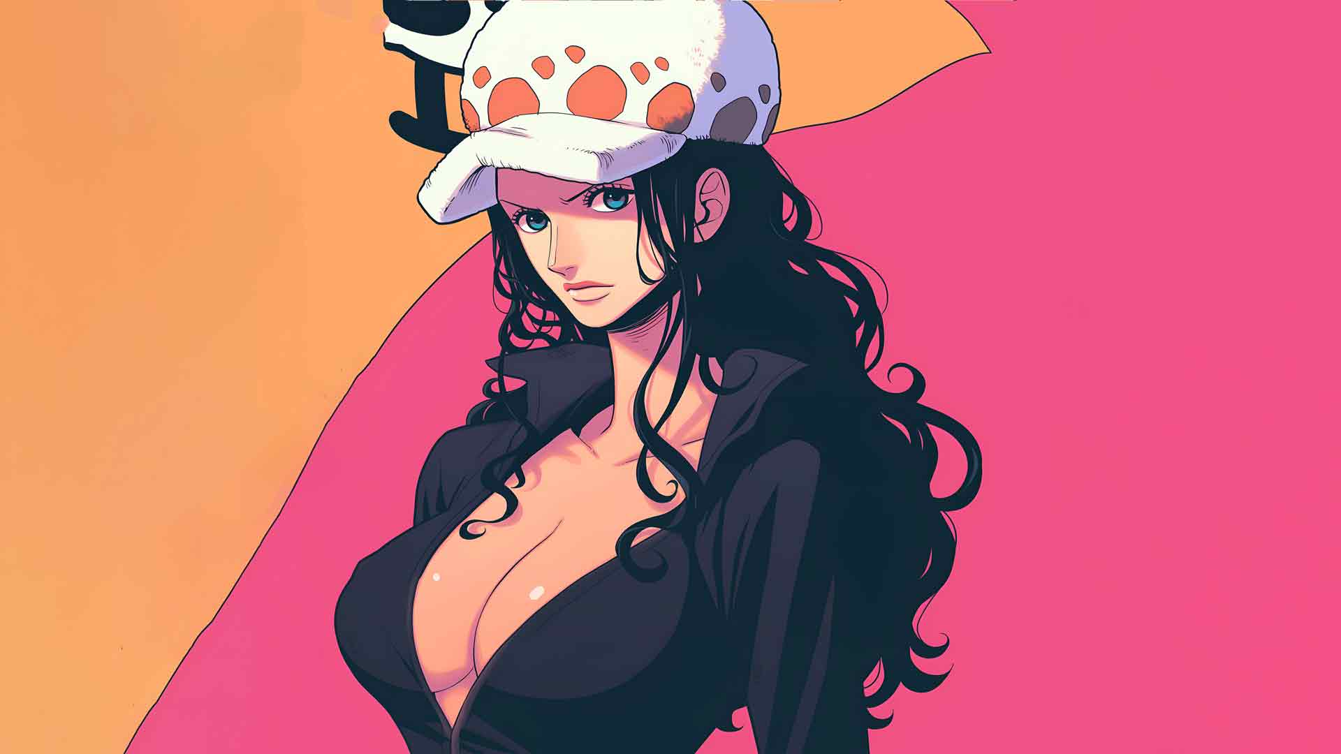 海贼王妮可·罗宾严肃桌面壁纸