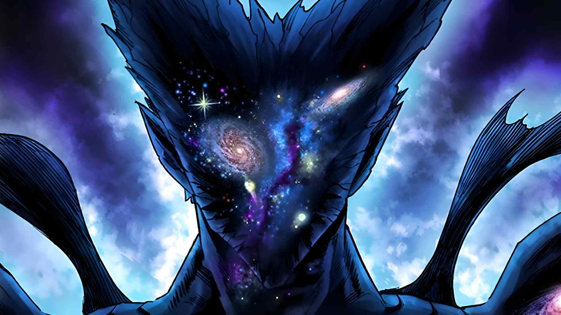 一拳超人饿狼怪人形态宇宙之力桌面壁纸