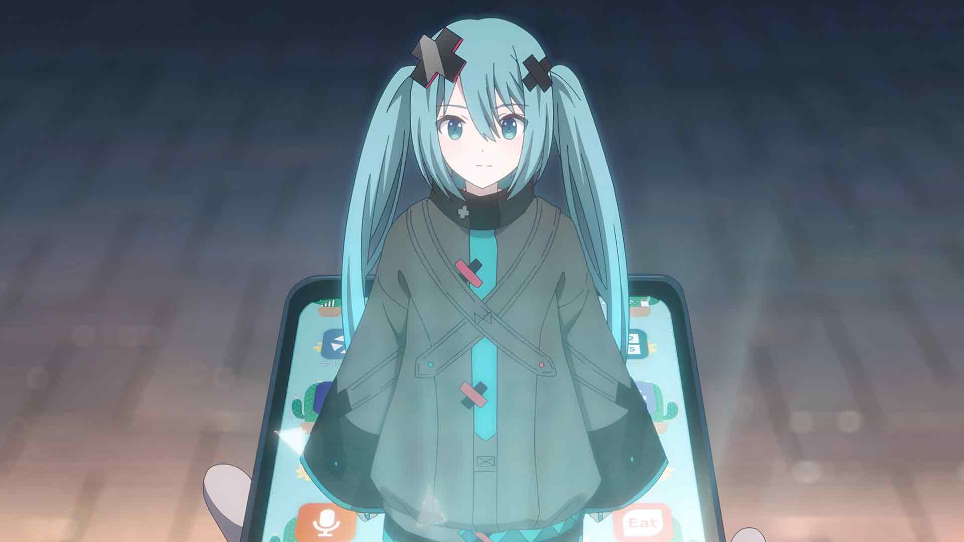 Vocaloid 初音未来全息手机屏幕桌面壁纸