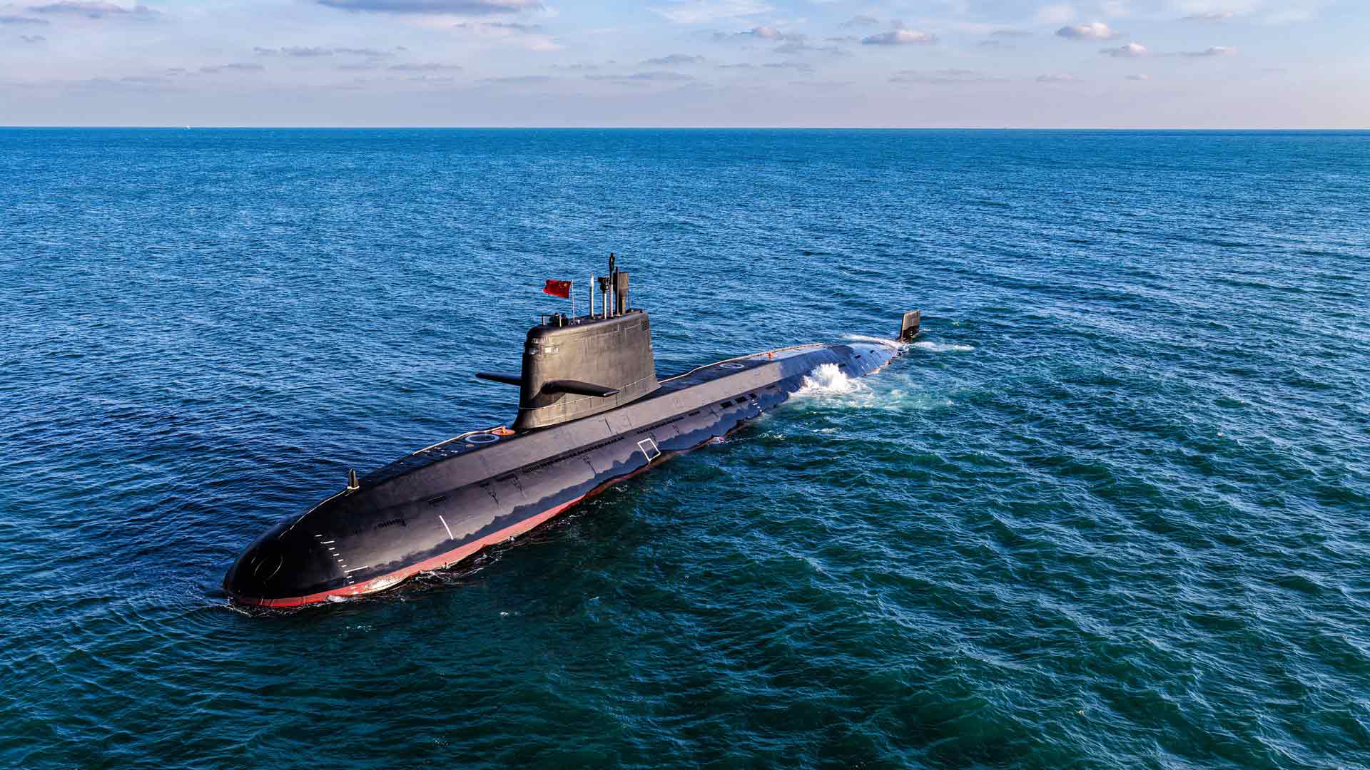 中国核潜艇每日军事训练