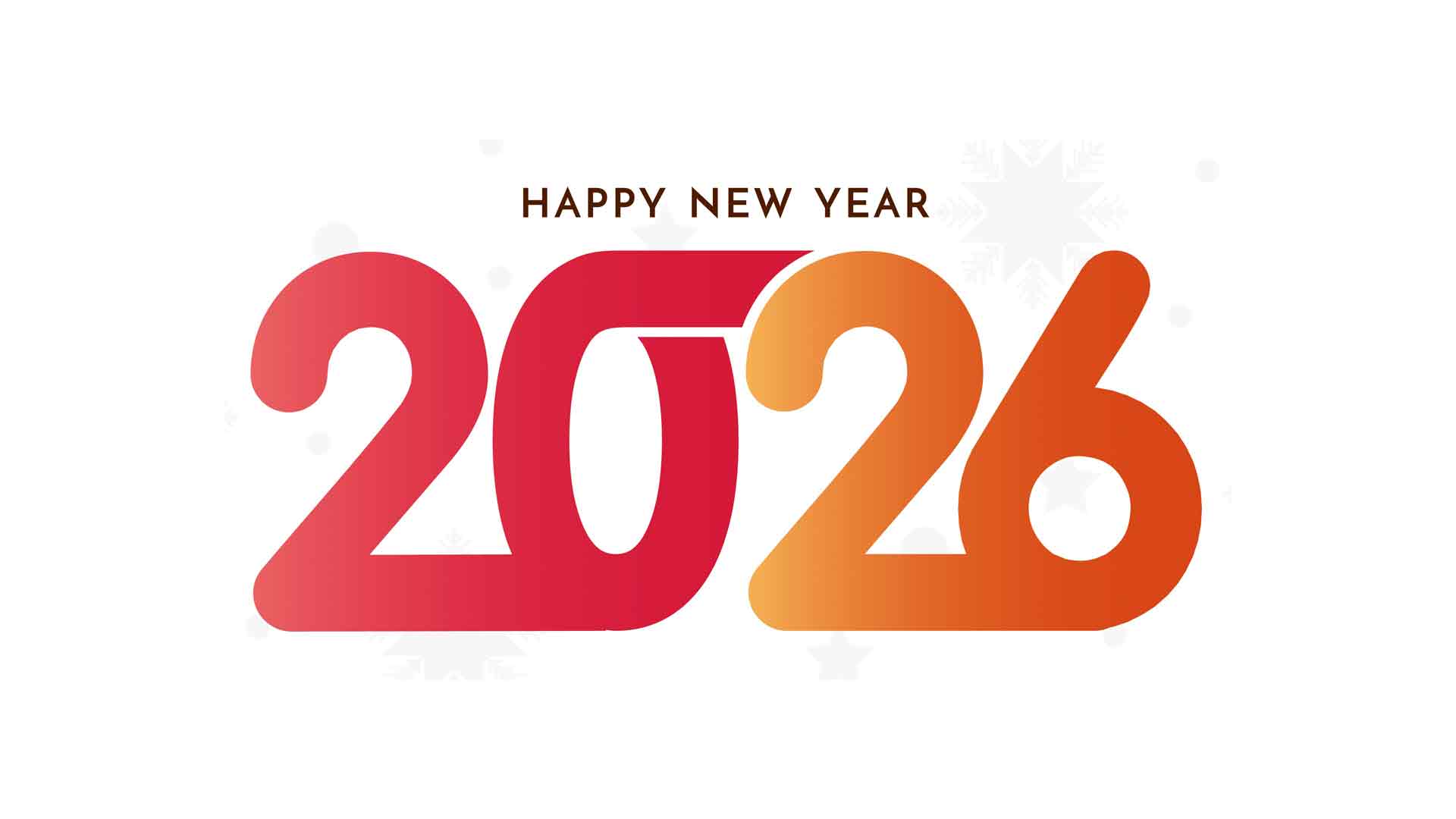 2026新年快乐假日简约设计5K