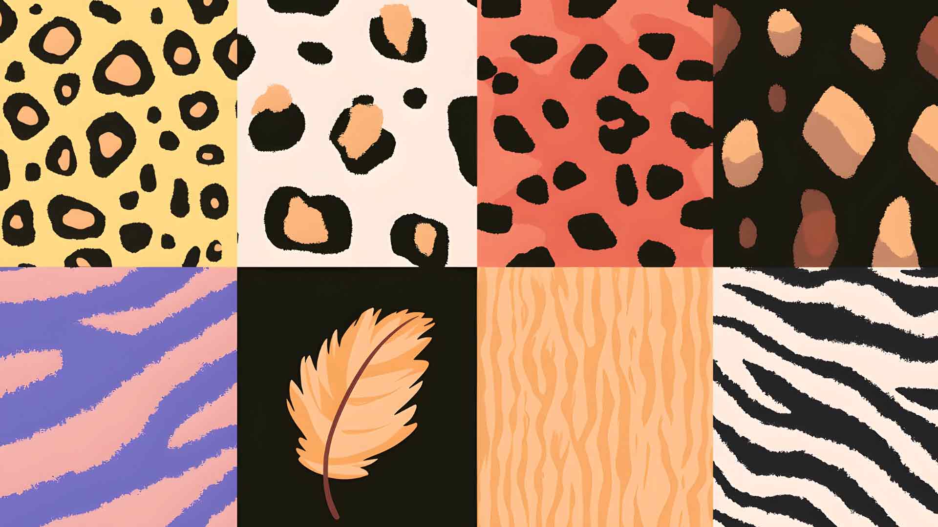 动物纹理皮肤图案桌面壁纸