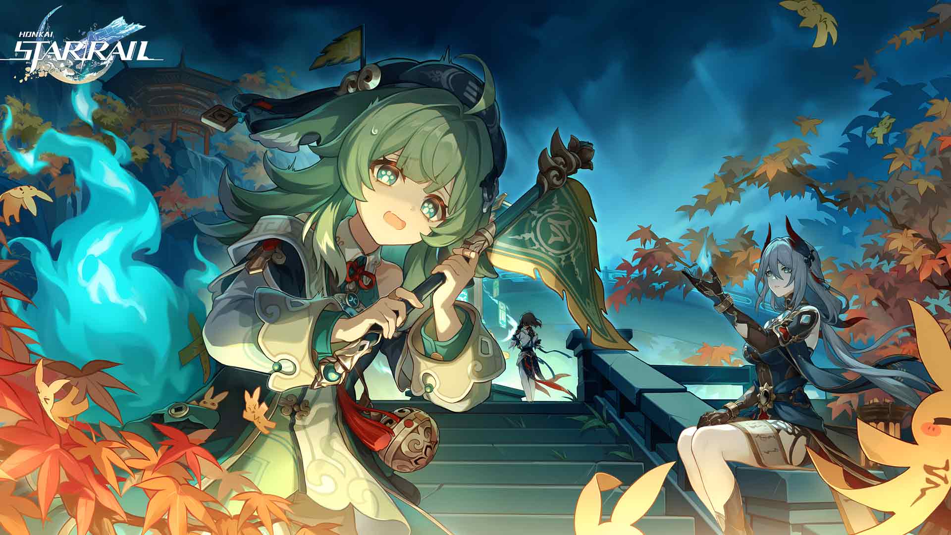 火火与般若神秘夜桥桌面壁纸