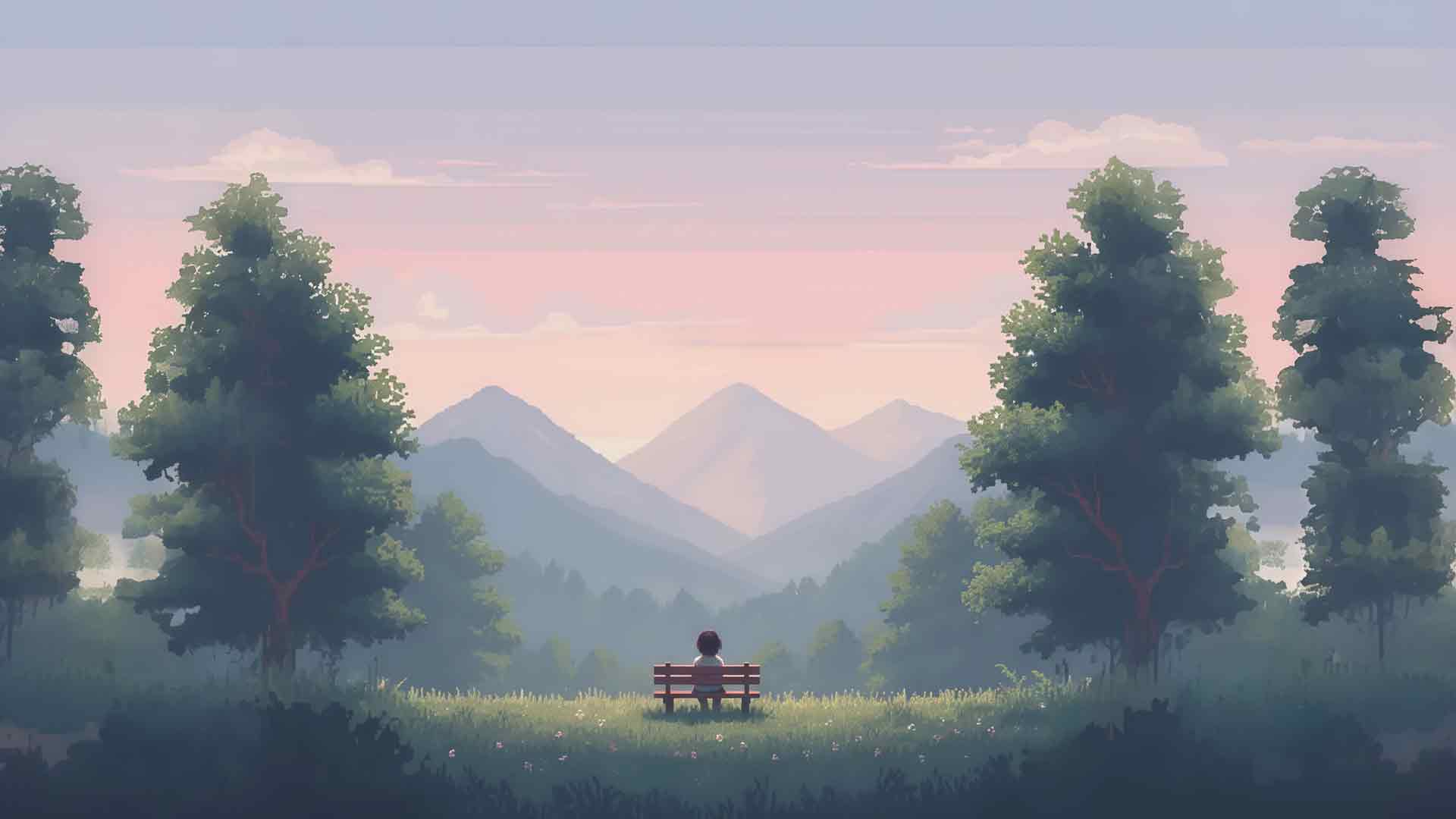 自然中的静谧时刻