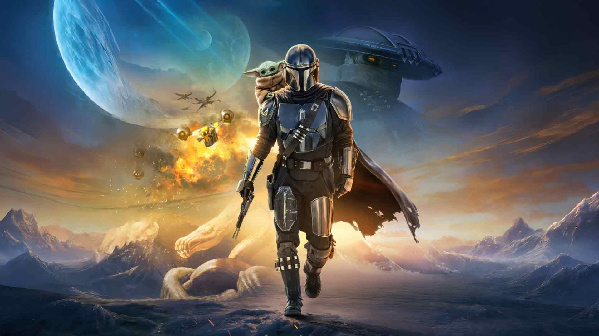 星球大战：曼达洛人和格罗古中国海报