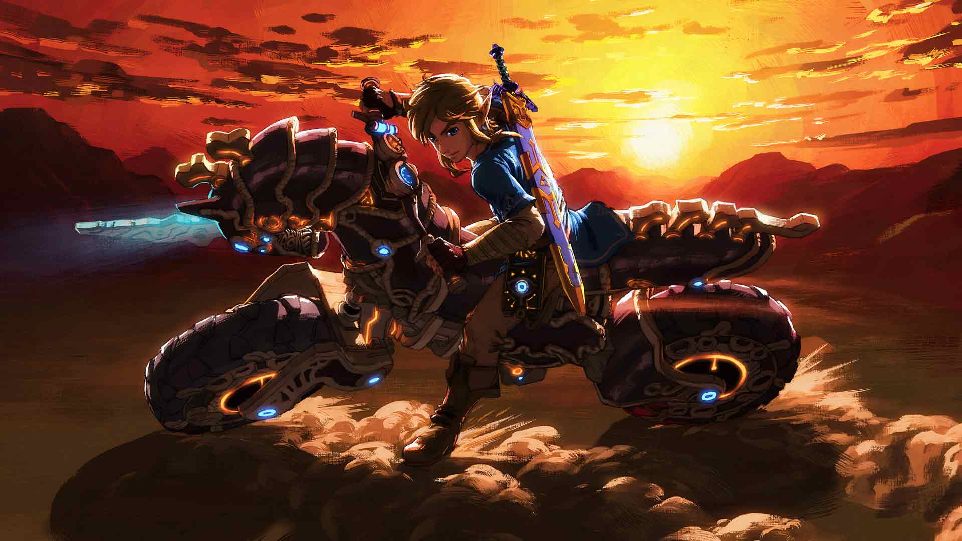 塞尔达传说：林克与日落竞速桌面壁纸