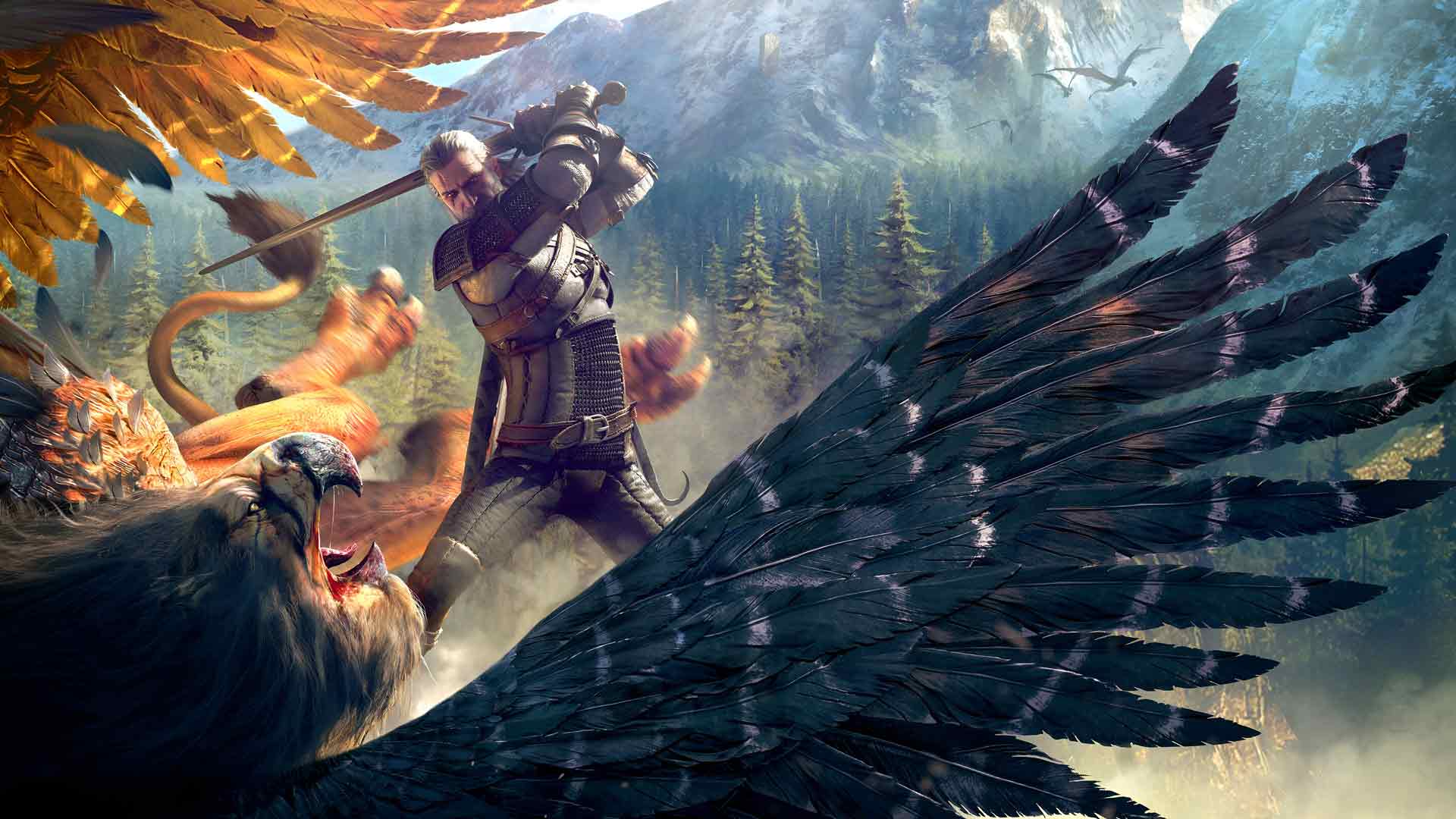 猎魔人杰洛特·格里芬杀手桌面壁纸