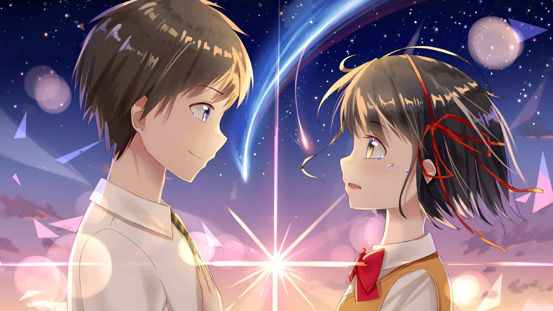 你的名字，命运早已写在星空中的桌面壁纸