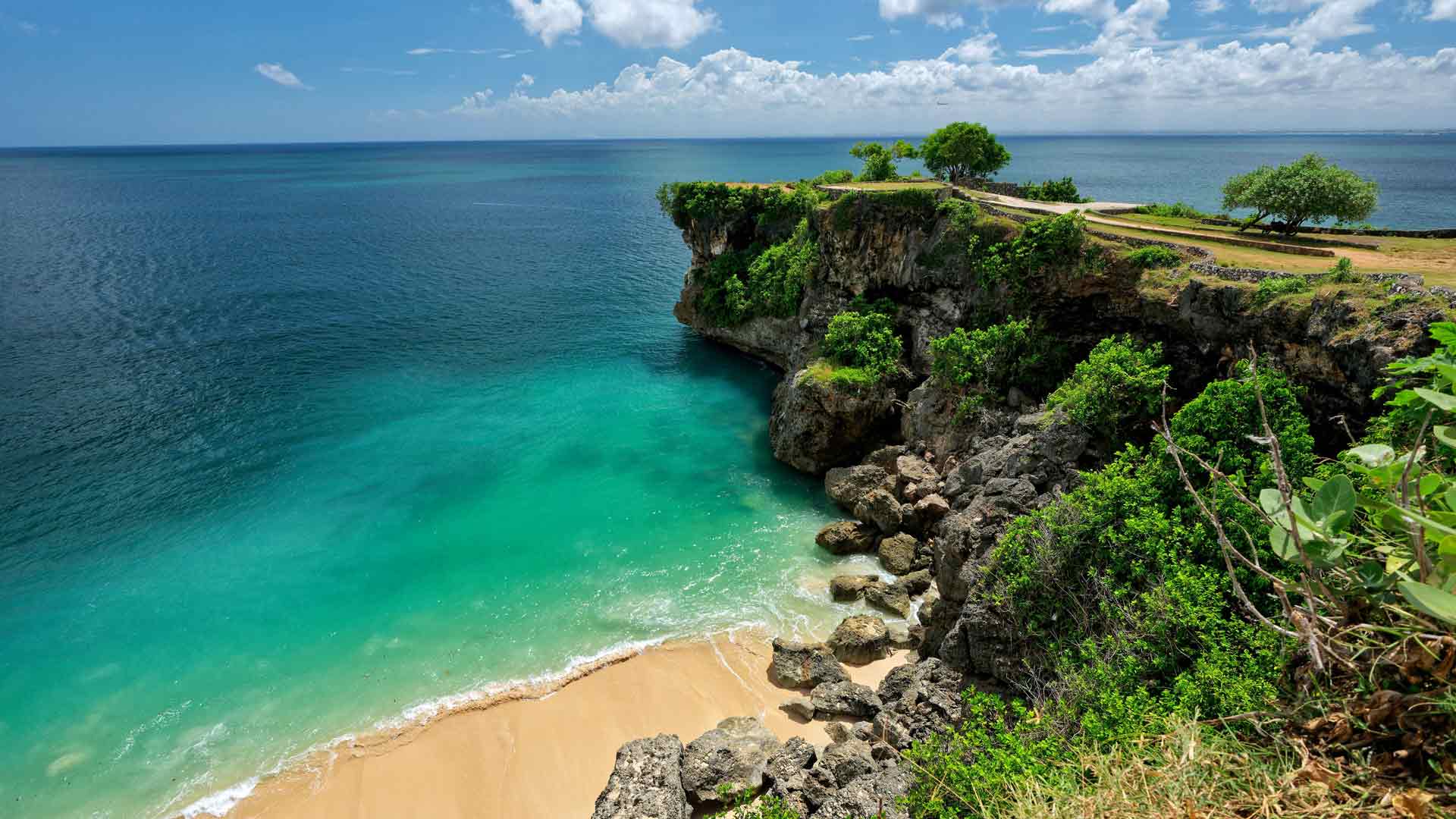 Balangan 钻石海滩海岸巴厘岛印度尼西亚