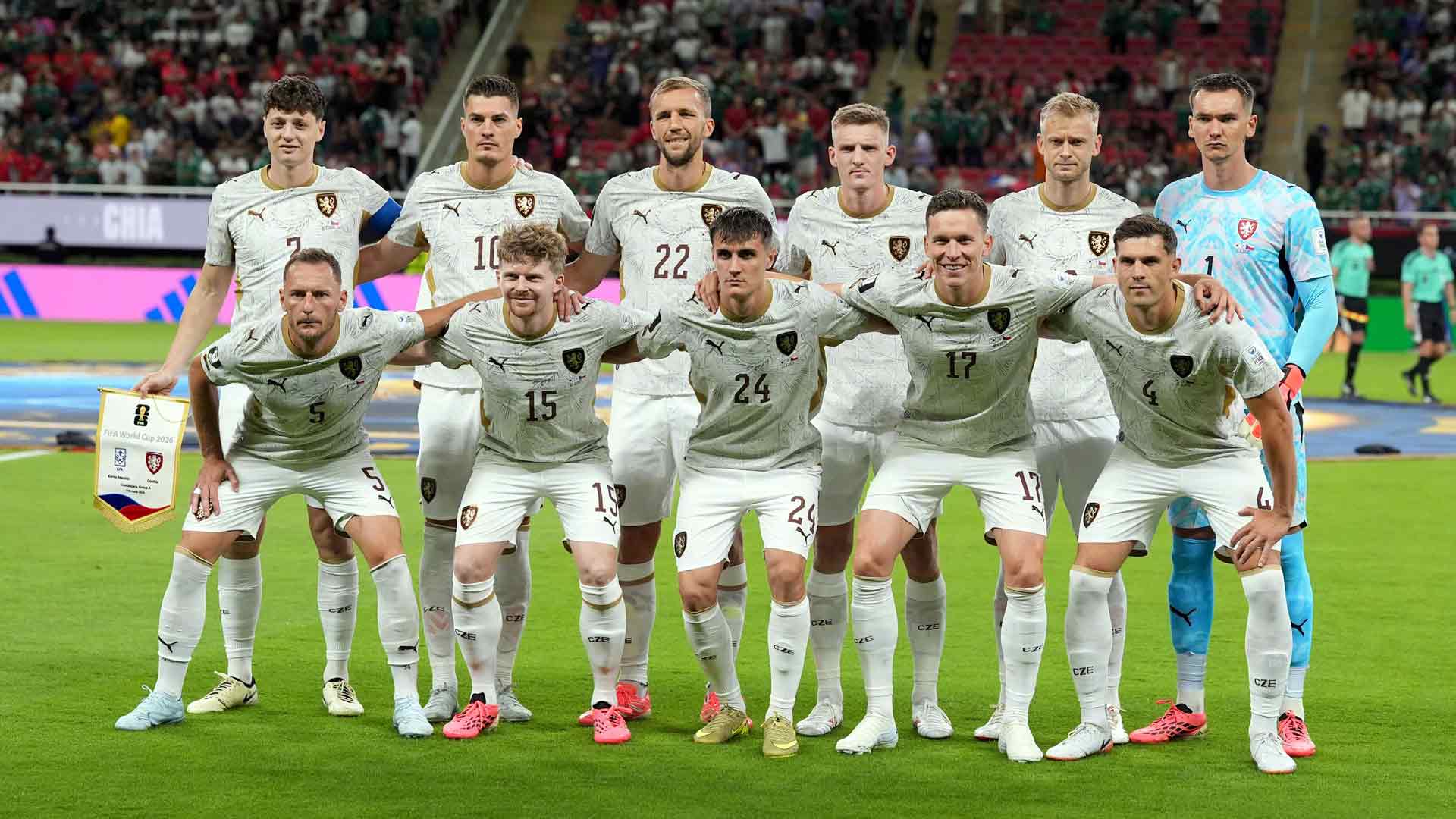 捷克队2026年FIFA世界杯全队照片